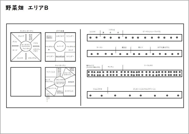 エリアB